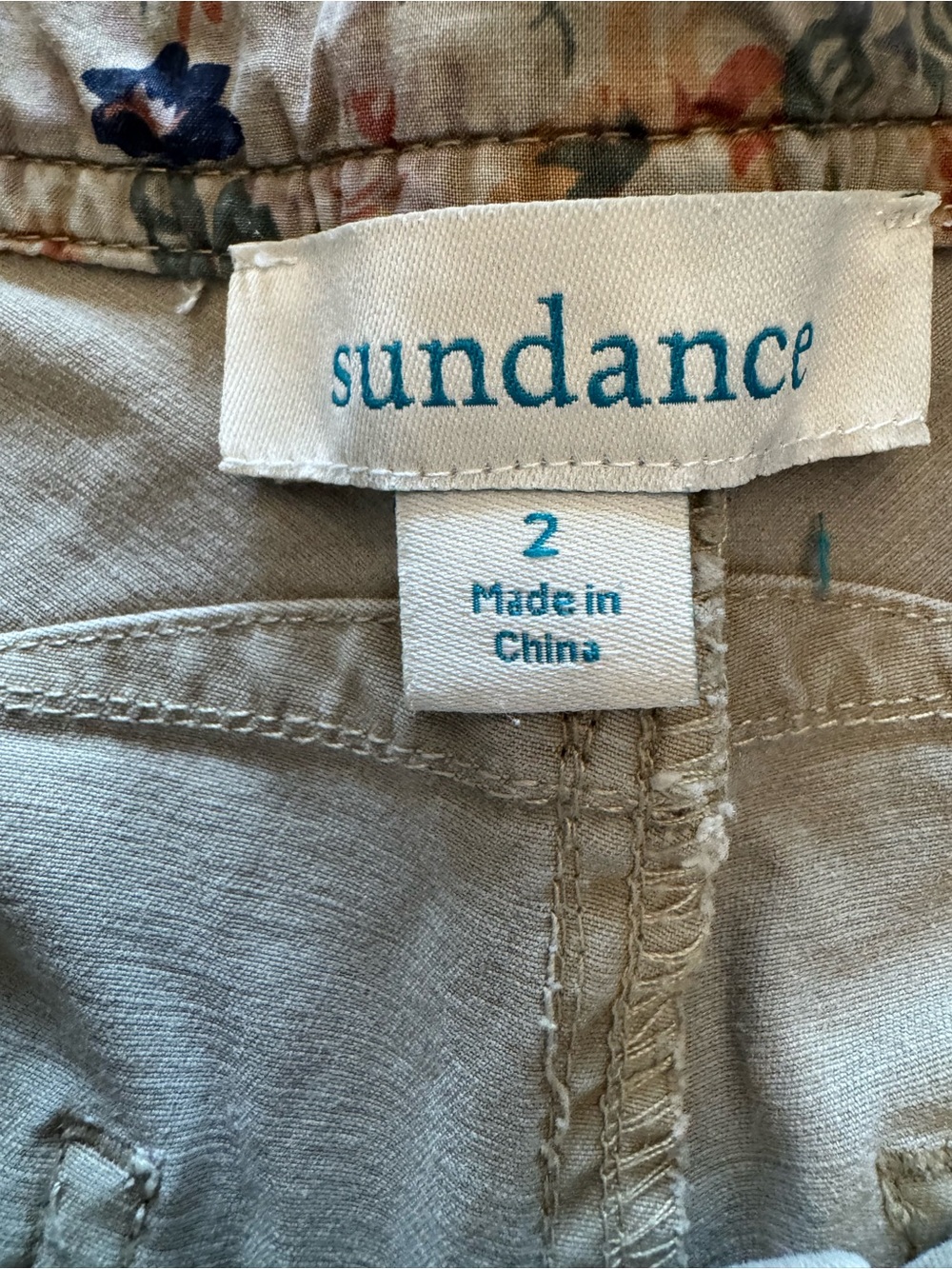 Sundance Beige/Tan Cargo Utility Pants - Picture 3 of 10